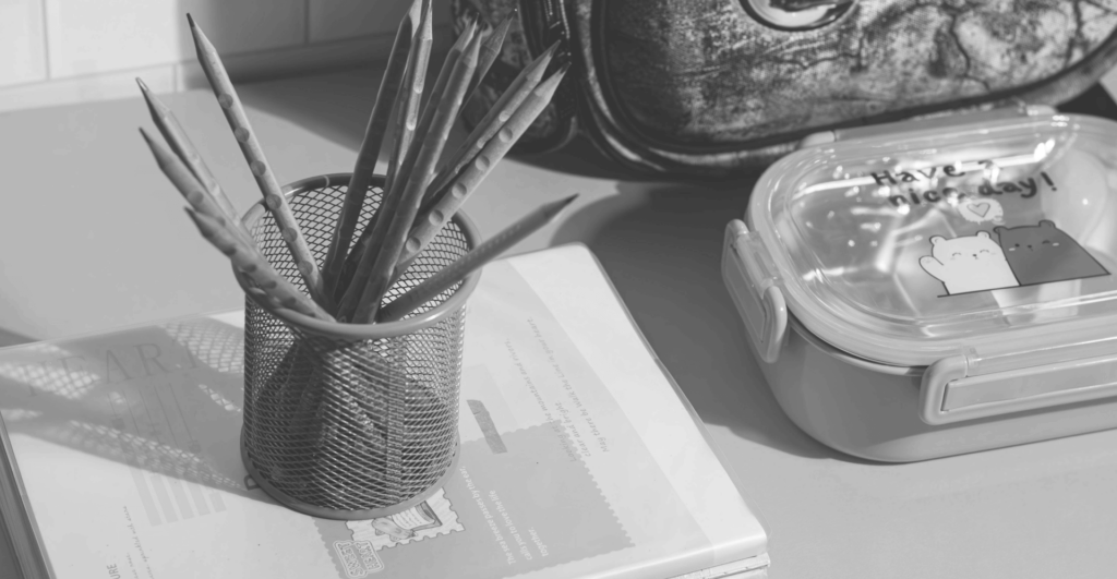 This image of stationary illustrates our discussion topic: Back to school scams.