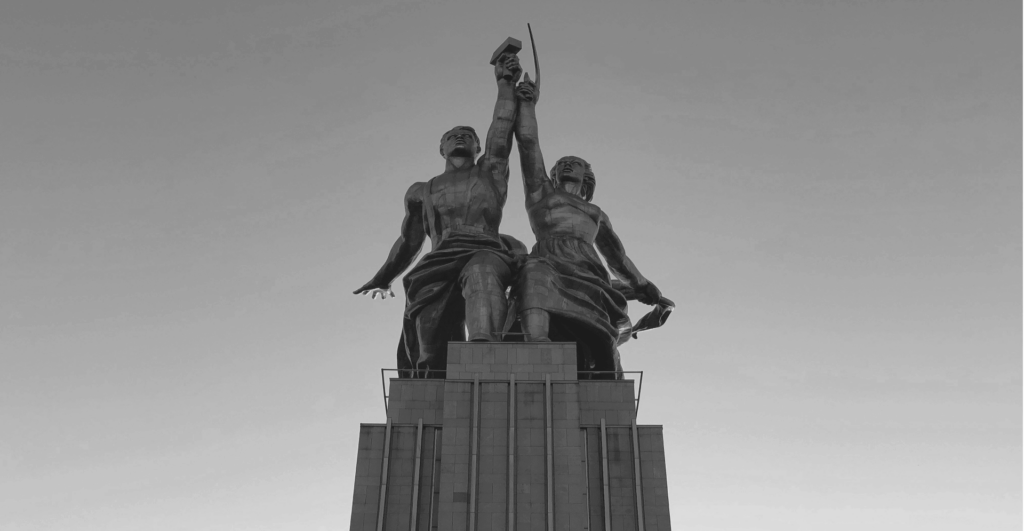 This image of a Soviet-era statue illustrates our discussion topic: .su websites, their relevance to your domain cyberthreat landscape, and strategies for protecting yourself and your team.