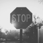 This image of a stop sign illustrates our discussion topic: Objection handling for ICANN's new domain registration phase.