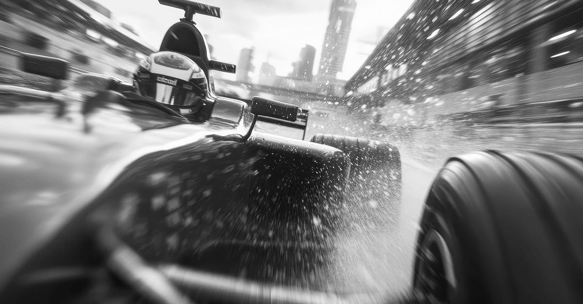 This image of a racecar illustrates our discussion topic: Protecting brands with the insights of Ayrton Senna in mind.