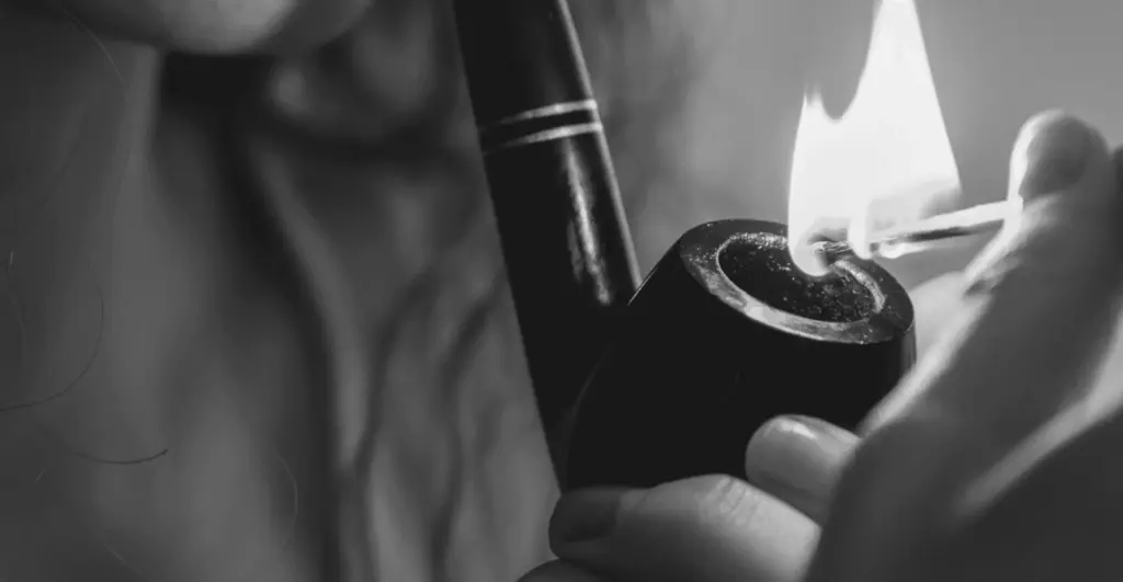 This image of a lady lighting a pipe highlights the power of collaboration in the wake of ICANN 79.